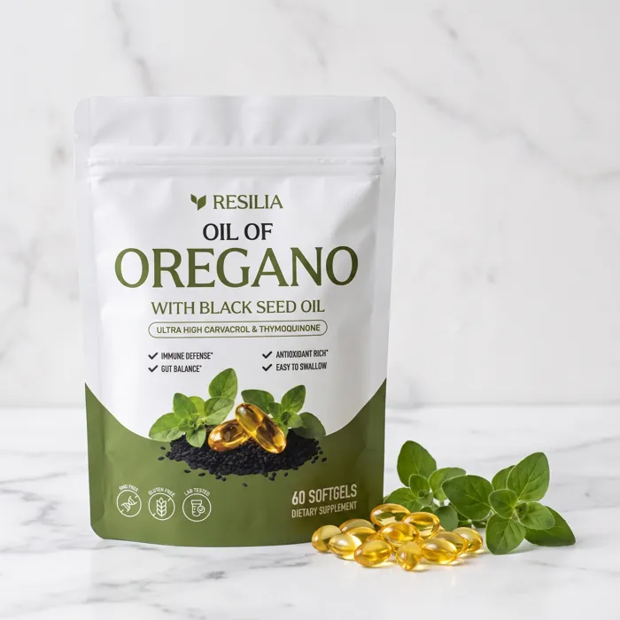 Resilia Oil of Oregano + Black Seed Oil