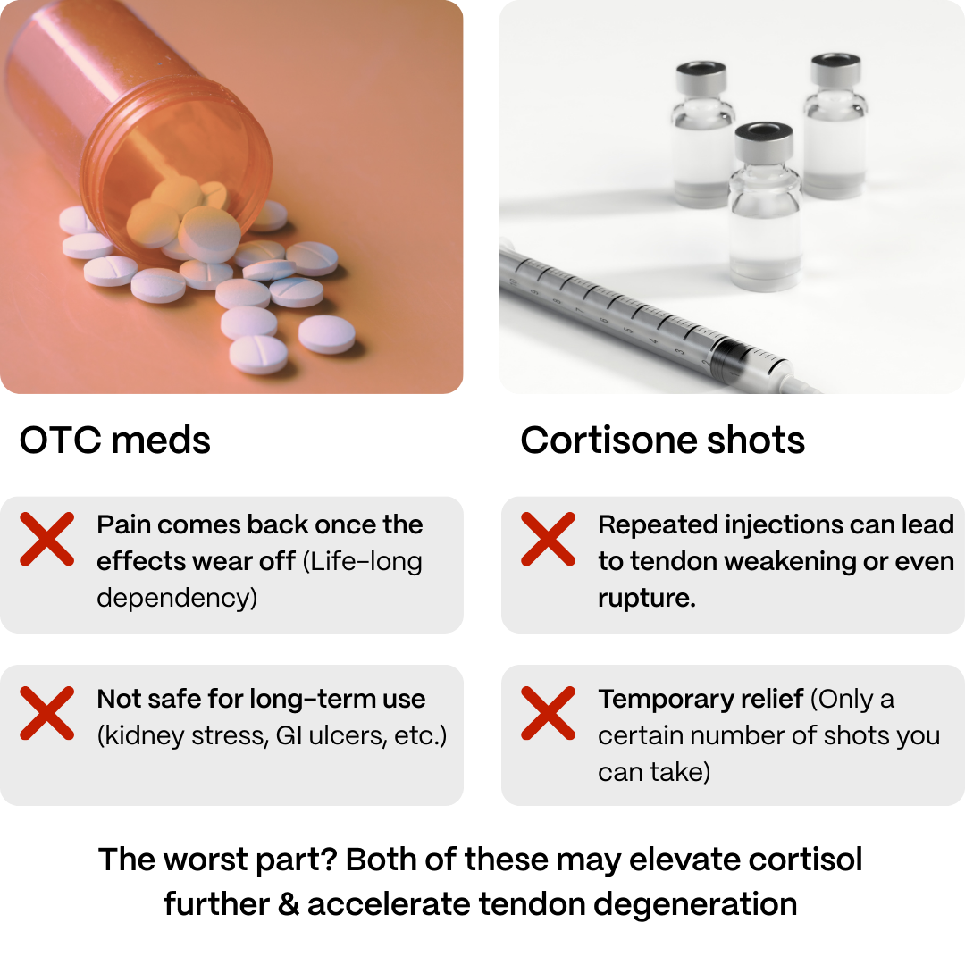 Pills and vials with syringes, highlighting negative impacts of medication.