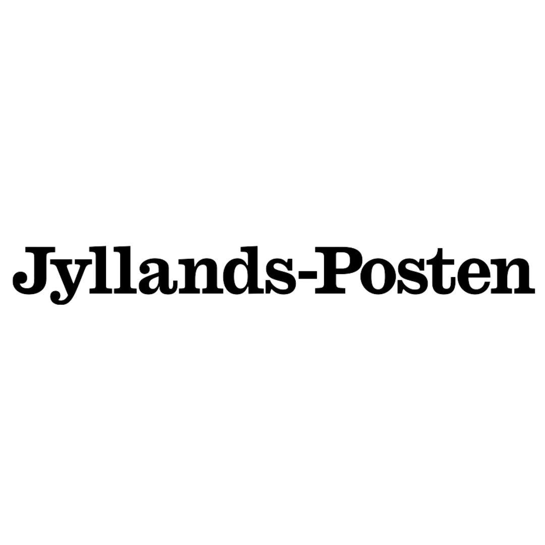 Text logo with the words 'Jyllands-Posten'.