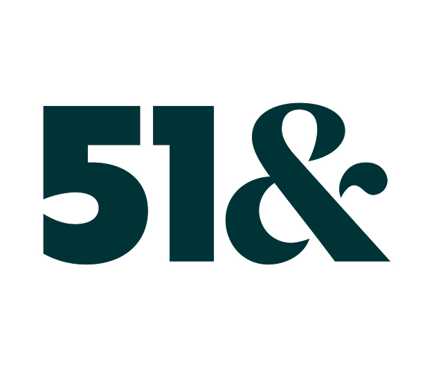 51& Organization logo representing philanthropic partnership for women's health and advocacy