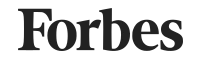 Black 'Forbes' logo on a transparent background.