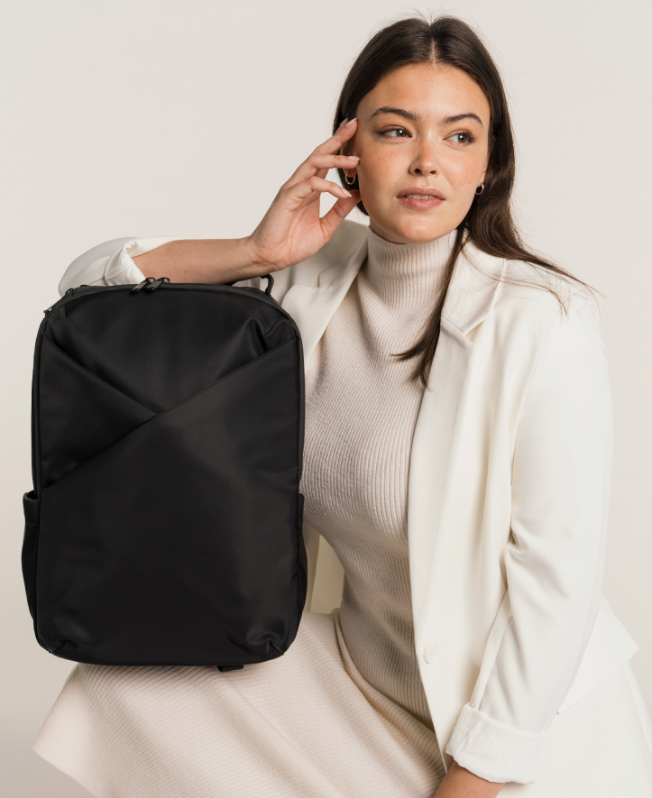 Lux & Nyx Origami 16' Laptop Backpack with Trolley Strap