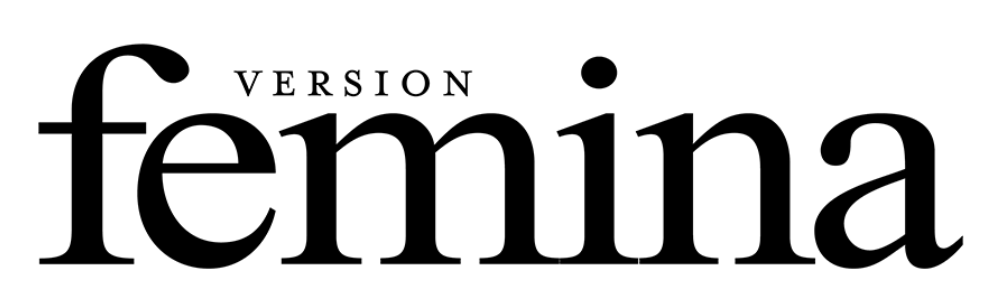 The logo for Version Femina in black text on a white background.
