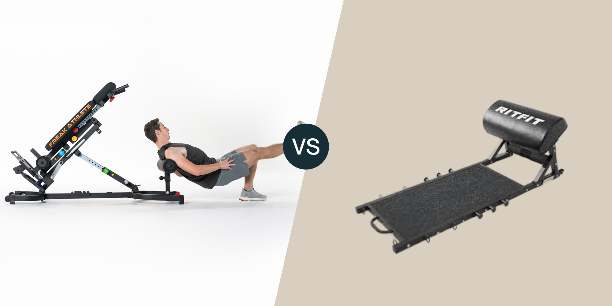 Comparison of two exercise benches: Freak Athlete vs RITFIT.