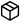 Icon of a 3D cardboard box