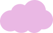 An illustration of a fluffy, light purple cloud.