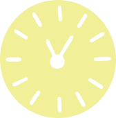 A yellow circular icon of a smiling face with closed eyes.