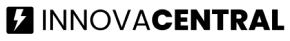 Black background with a white lightning bolt on the left.