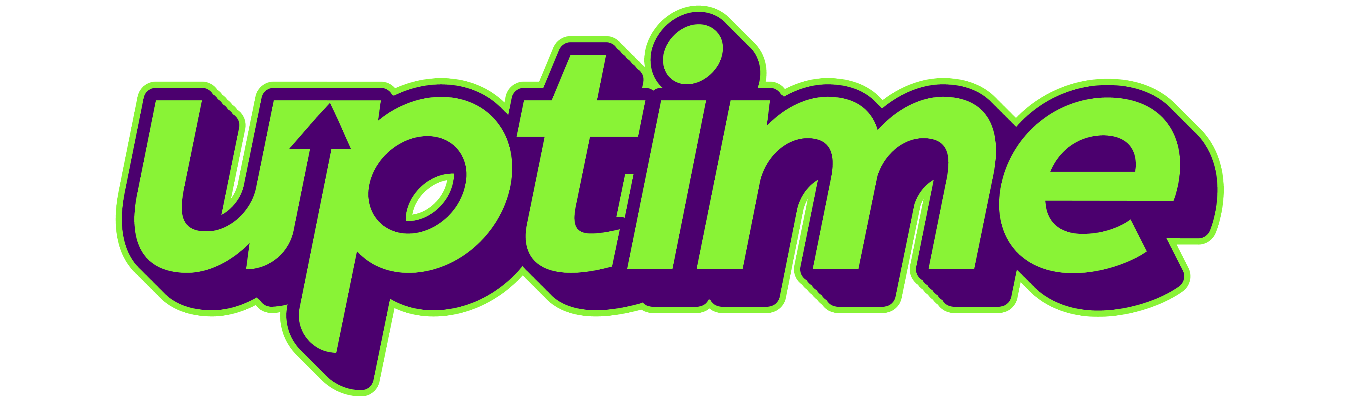 Logo with the word 'uptime' in green and black outline above 'FULFILLMENT'.