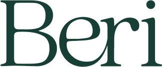 Green text logo displaying the word 'Beri' on a transparent background.