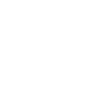 A simple white line art icon of a llama or alpaca head on a black background.