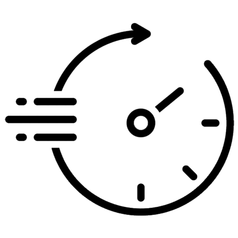 Black and white line drawing of a cat sitting.