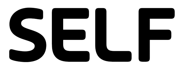 The word 'SELF' in bold, black text on a white background.