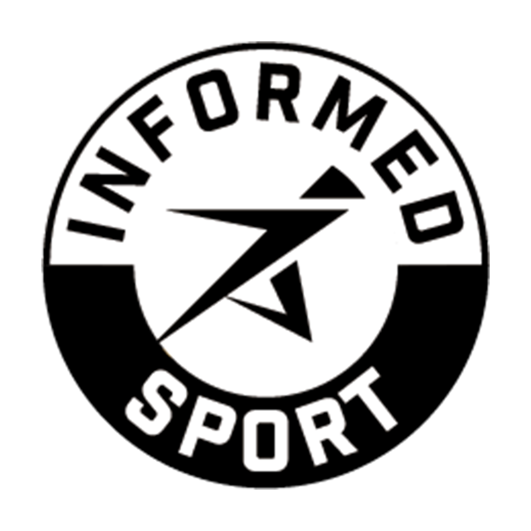 Black and white 'Informed Sport' logo with a stylized checkmark.