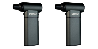 Two identical black devices labeled 'HYDRAYNE' on a white background.