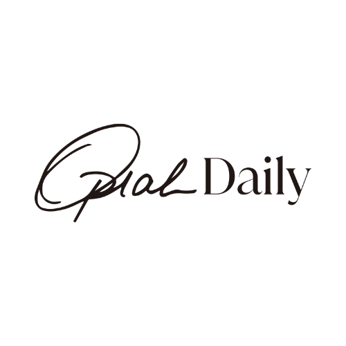 Logo with the words 'Opal Daily' in black cursive font.