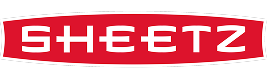 Red and white logo with the word 'SHEETZ' on it.