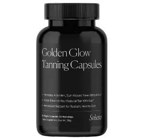 One bottle of golden glow tanning capsules