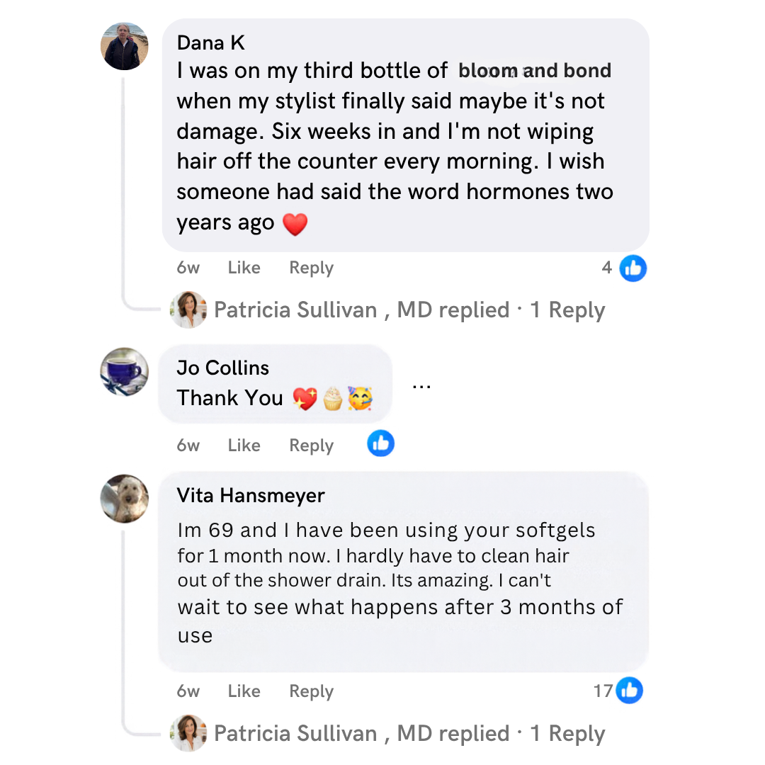 A screenshot of three positive social media comments from customers.