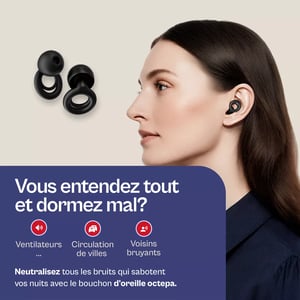 Bouchons D'oreille Anti-bruit - 8 Paires Lavables, 45 DB, Idéaux Pour Dormir, étudier Ou Voyager - Violet Roland