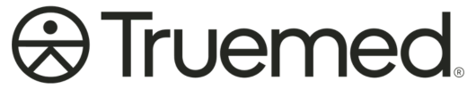 Black text 'Truemed' with a circular logo on the left.