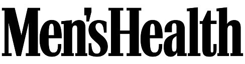 Men's Health logo in black text on a transparent background.