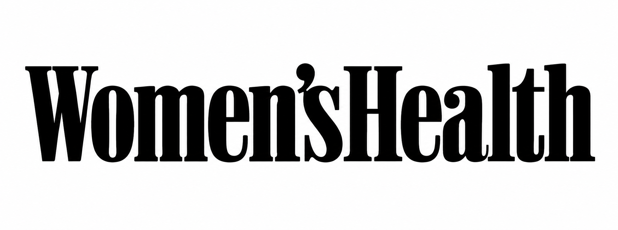The Women's Health logo in black text on a white background.