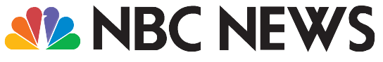 The official logo for NBC News, featuring the multi-colored peacock icon next to the text.