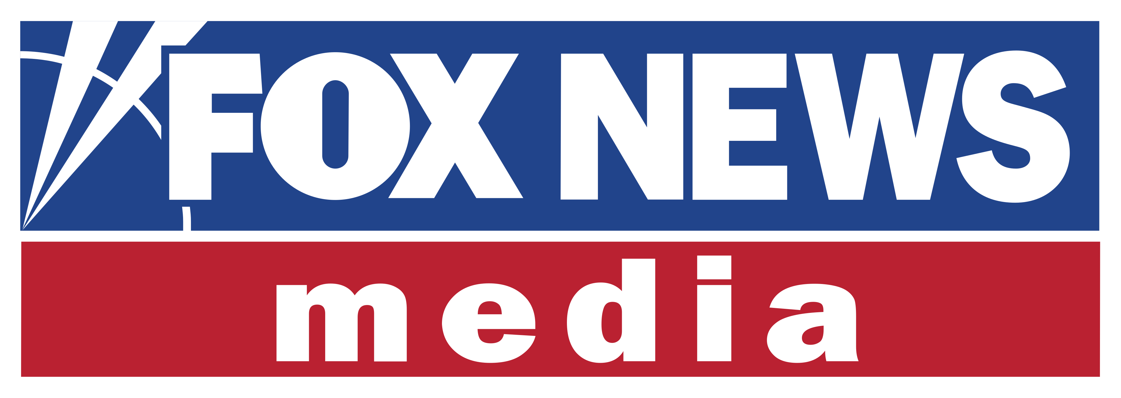 The official logo for FOX NEWS media in red, white, and blue.