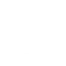 A white graphic of nested, tangent circles bisected by a horizontal line on a green background.
