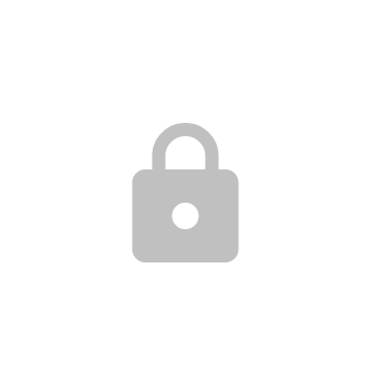 A simple grey icon of a padlock.