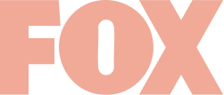 The word FOX in a bold, pinkish-orange, sans-serif font.