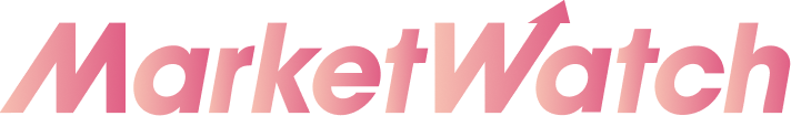 The MarketWatch logo, with pink gradient text on a black background.