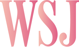 The letters WSJ in a serif font with a pink gradient on a black background.