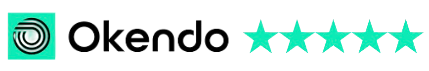Logo with the word 'Okendo' and five green stars.