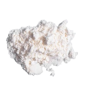 A pile of white powder on a transparent background.