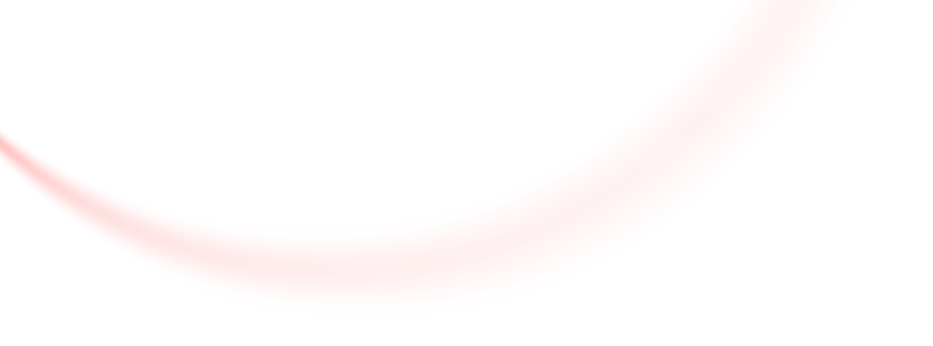 A faint, curved, pink swoosh on a white background.