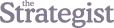 The logo for The Strategist in a gray serif font.