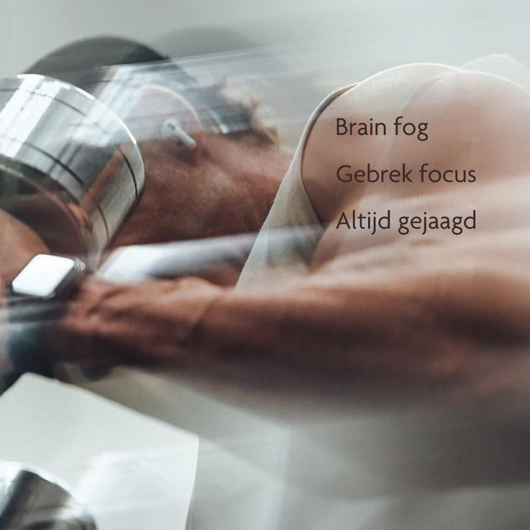 A motion-blurred image of a muscular person lifting a dumbbell, with text overlaid on the image.