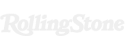 Rolling Stone logo in white text with a transparent background.