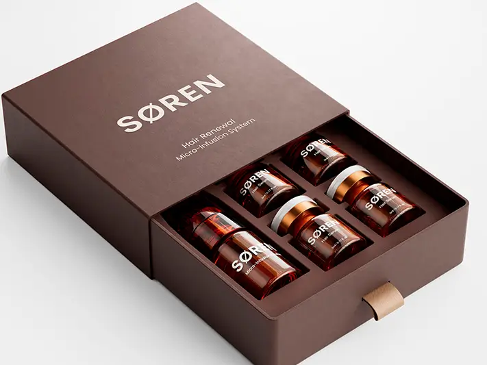 Close-up of SØREN Hair Serum 1-month supply