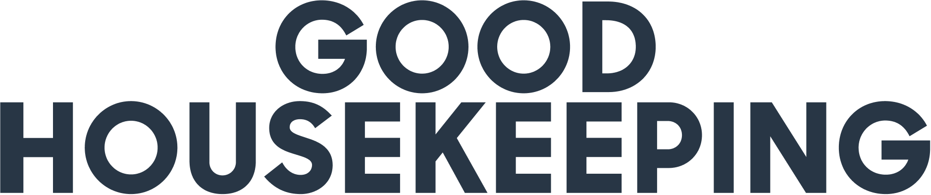 Dark blue text reading 'GOOD HOUSEKEEPING' on a transparent background.
