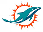The official logo for Hard Rock Stadium, featuring gold text on a blue circular background.