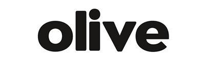 The word 'olive' in a black, lowercase, sans-serif font on a white background.