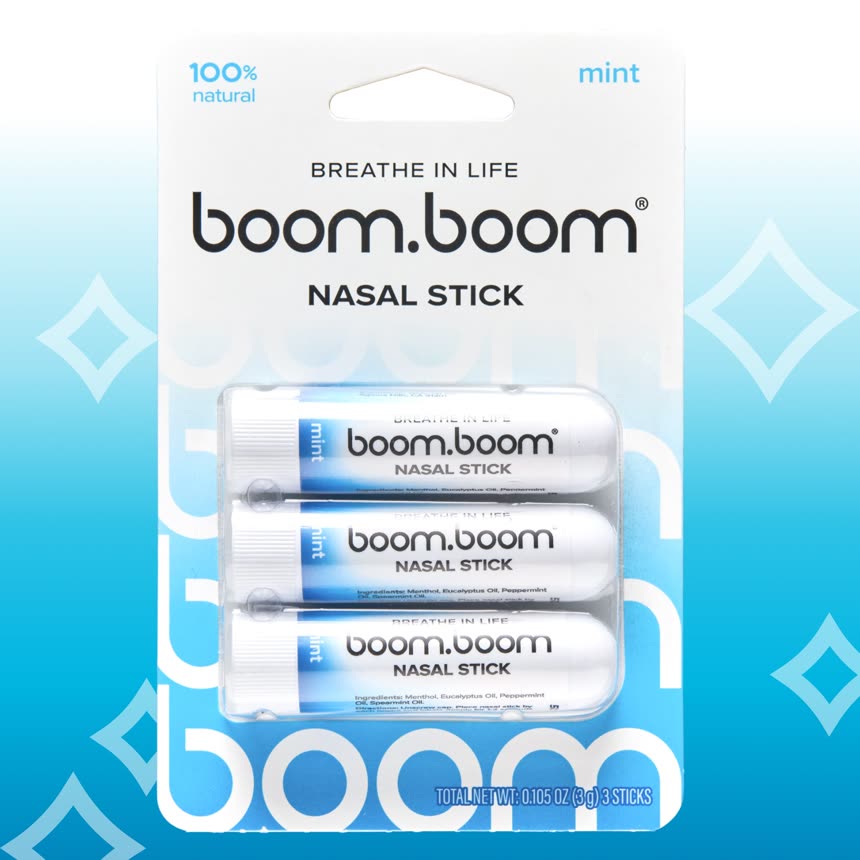 BoomBoom Nasal Stick Mint 3-pack