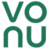 The word VONU in a light gray, stylized font against a white background.