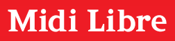 Red logo with white text 'Midi Libre'.