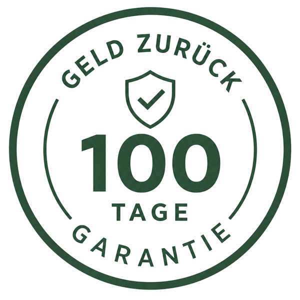 100 Tage Geld-zurück-Garantie