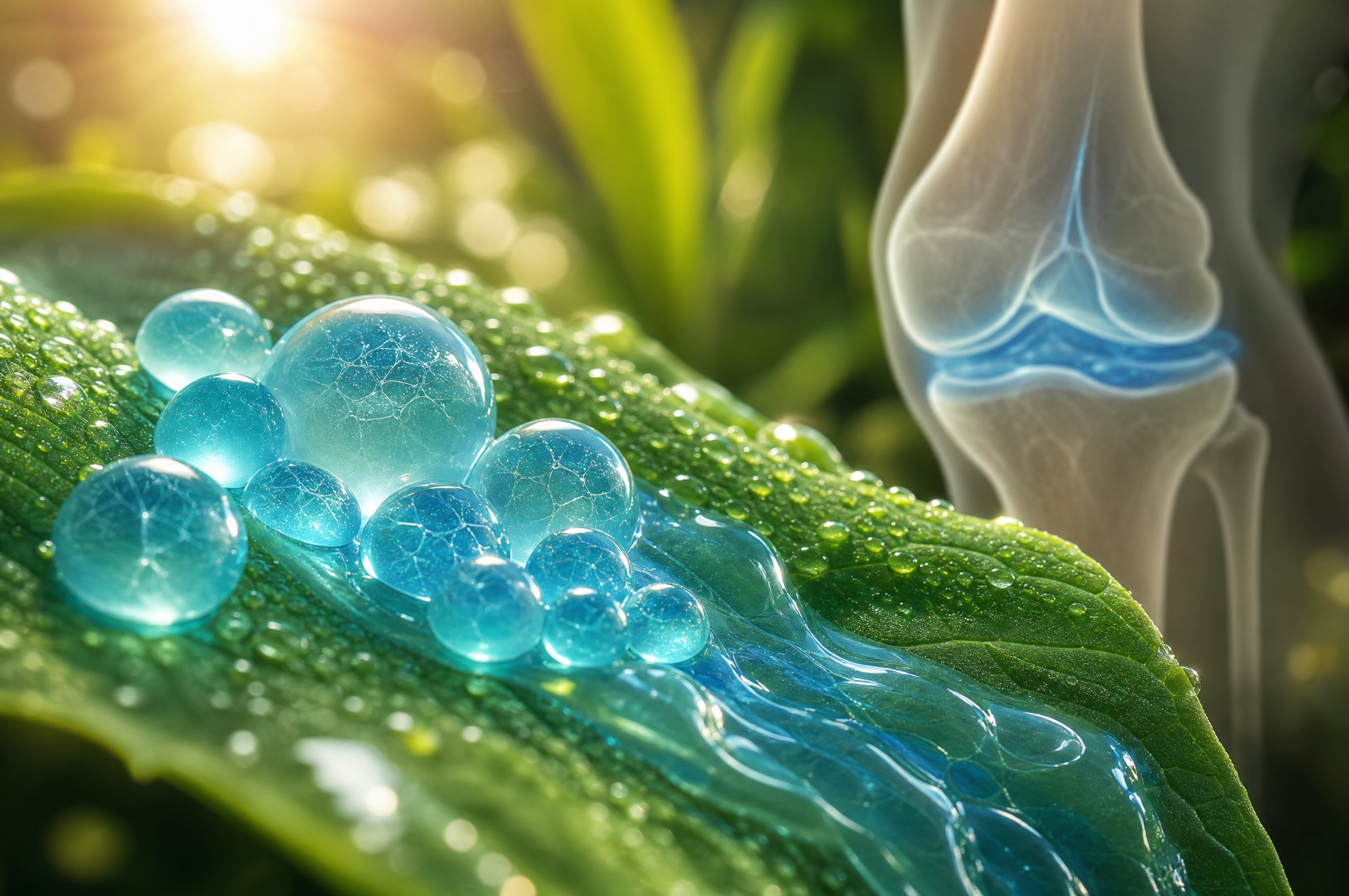 Hyaluronsäure – der Flüssigkeits-Auslöser für die körpereigene Gelenkflüssigkeit