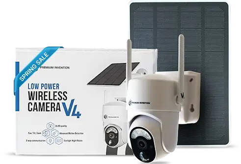 V4 starter package showing one v4 camera